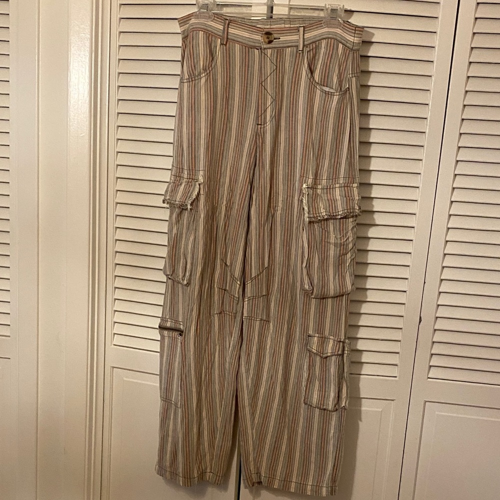 Urban Outfitters Striped Cargo Pants